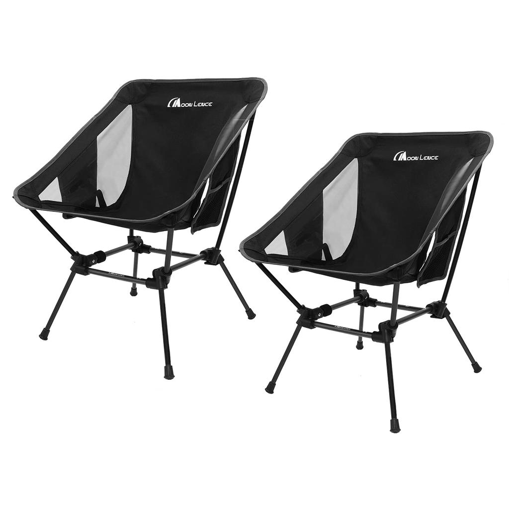 MOON LENCE Outdoor Mesh More 150kg Weight Ground with Storage Bag CH-21HX Chair, High/Low 2-Way, Seat, Stable, Lightweight, Foldable, Compact,