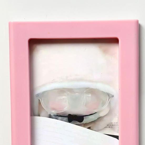 DIY Photo Frame Refrigerator Magnet 3-Inch Picture Holder Decorative Fridge Magnet Home Kitchen Office Whiteboard