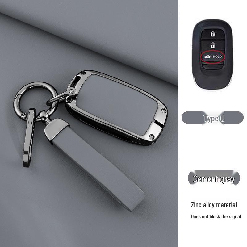 Stylish Metal Car Key Case for XRV, Fit, Vezel, URV, Fengfan, Xiangyu - Personalized Luxury Remote Shell Cover