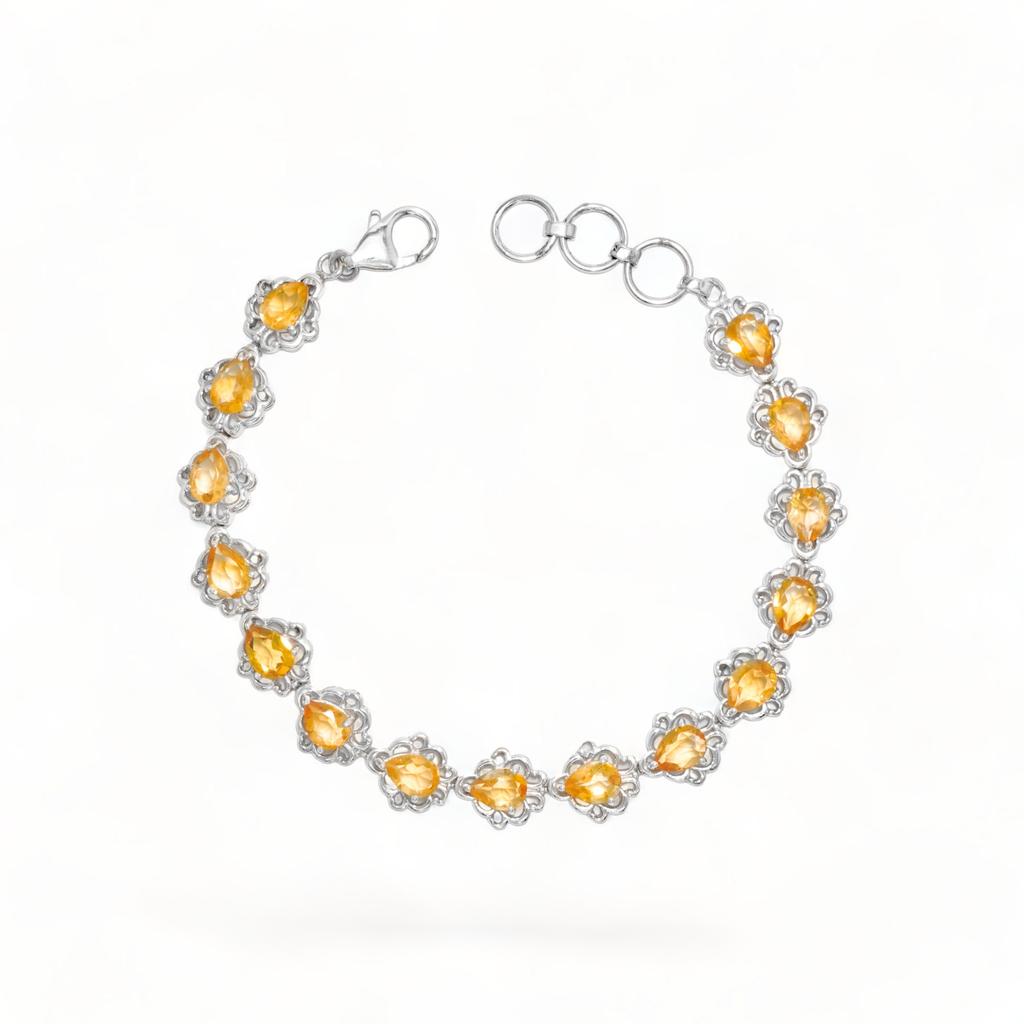 Moonstone Tennis Bracelet: 925 Sterling Silver Gemstone Jewelry