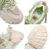 Strictly Selected Platform Dad Shoes Women's Spring and Summer New Color Matching Muffin Leather Casual Shoes Mesh Breathable Versatile Sports Shoes
