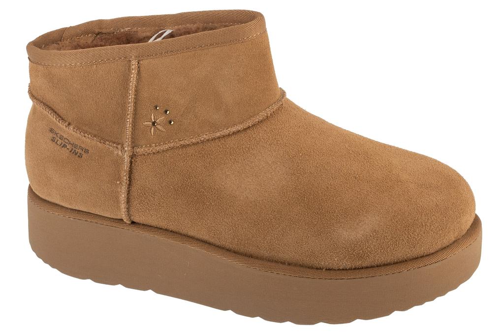 Skechers Slip-Ins: Keep Cozy, Womens Brown Winter Boots