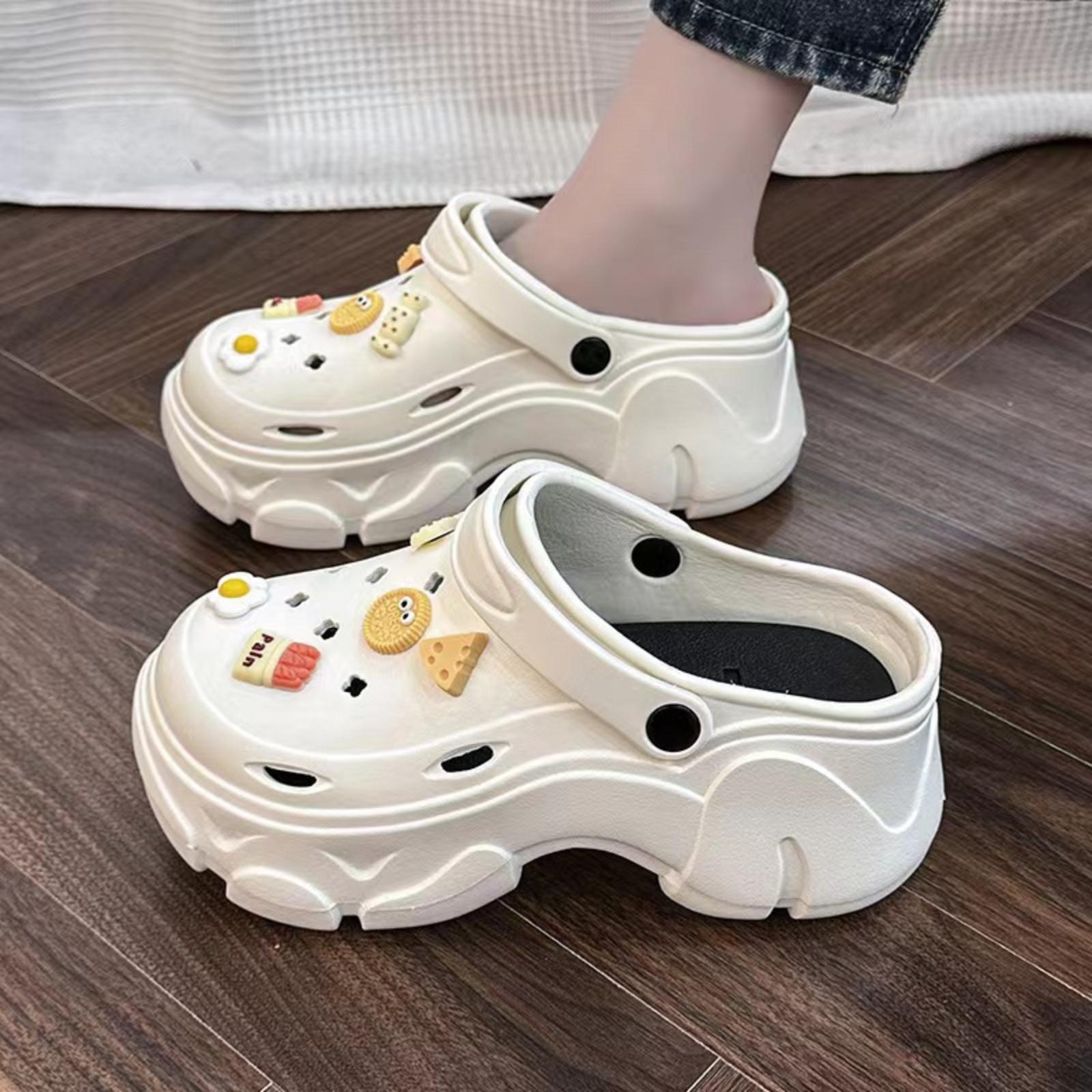 

Stylish Sandals, Comfortable Beach Shoes, Closed-toe Slippers 40 білий