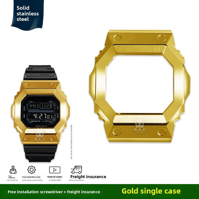 Mod Kit GX-56 Carcasă Metalică Curea Pentru Casio GSHOCK G Pătrat Mare GX-56BB GXW-56 Rama Brățară Ceas Oțel Inoxidabil Bărbați Brățară Solidă