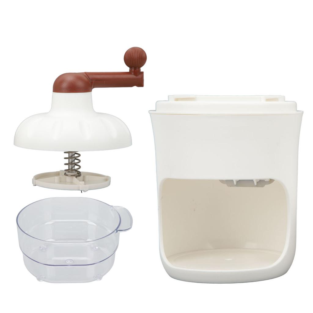 Hand Crank Ice Crusher Manual Shaved Ice Maker Machine Ice Shaver Snow Cone Machine