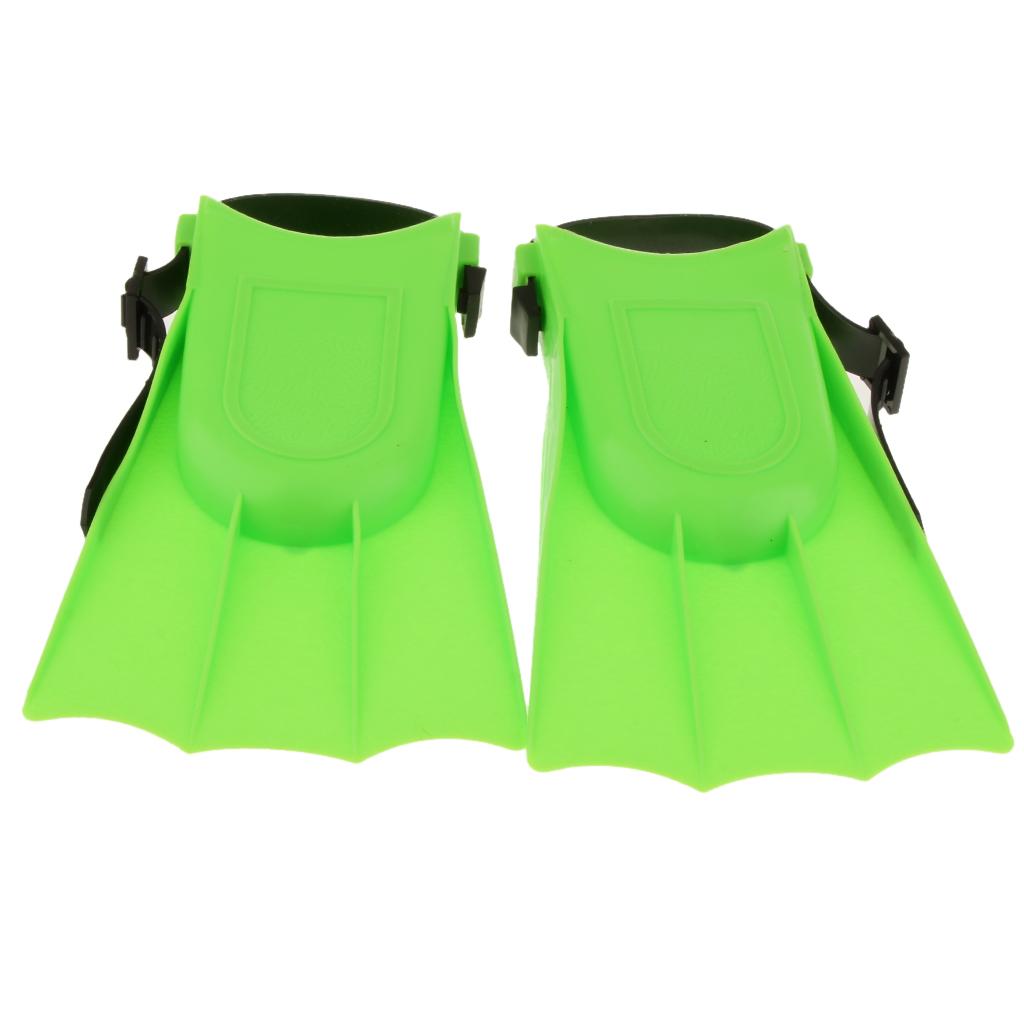 Rubber Swim Training Flippers for Men, Women , Short Swimming