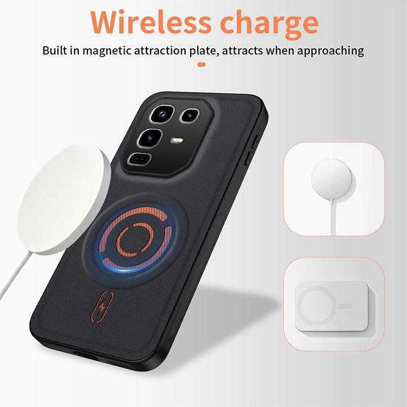 Magnetic Cover for Magsafe Shockproof Shell For Infinix Note 50 4G,Wireless Charging Phone Case For Infinix Note 50 Pro