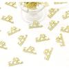 Happy 60th Birthday Confetti Glittery 60&fabulous Birthday Decorations Gold Table Scatters for Wedding Anniversary Decor Supplies 100PCS