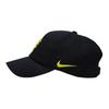 Nike Logo Soft Casual Polyester Duckbill Cap Unisex Caps Black Bright-Yellow IU3896-010