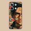 AOT Eren Yeager Matte TPU Mobile Phone Case for Xiaomi 15 14 13 12 Mi 11 T Ultra Lite Pro S X 5G Colorful Printing Cover