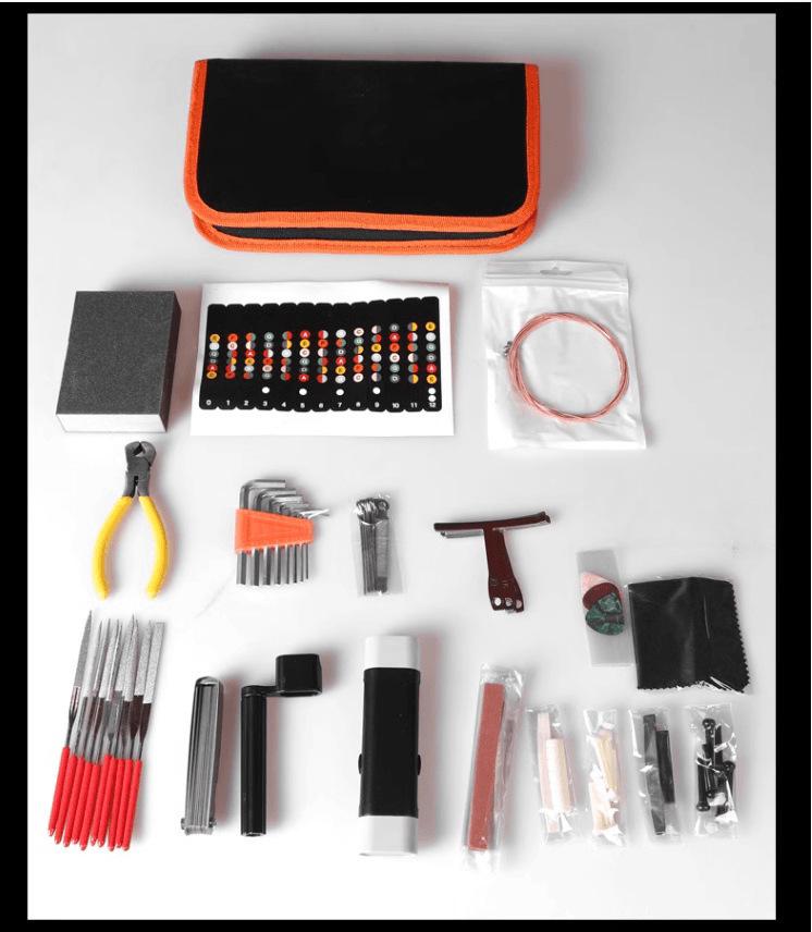 

61-Piece Complete Guitar Repair & Maintenance Tool Kit