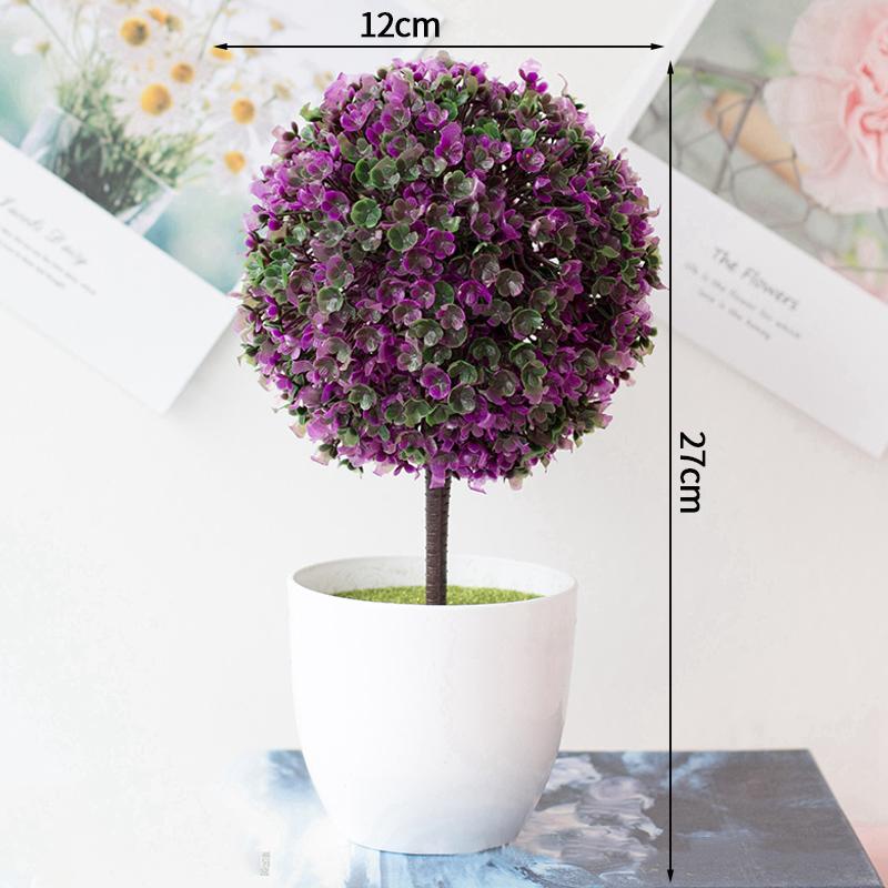 Fake Plant Potted Workspace Table Accessorie Wedding Accessorie Artificial Flower Ornament Household Decoration Room Desktop Decor