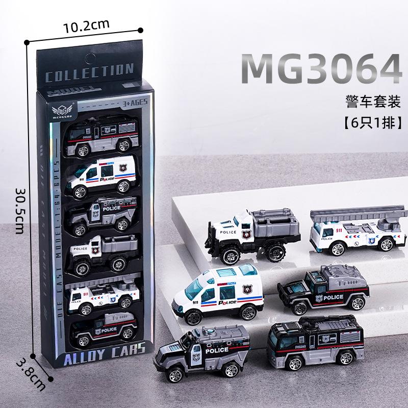 Legierungsspielzeug Trägheitsauto Rennwagen Baufahrzeug Feuerwehrwagen Sportwagen Mini Legierungsauto Modell Blechauto