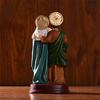 Heilige Familie Statue mit Kind Katholische Stehende Figur Religiöses Geschenk für Wohnungsdekorationen Schreibtisch Tischornament