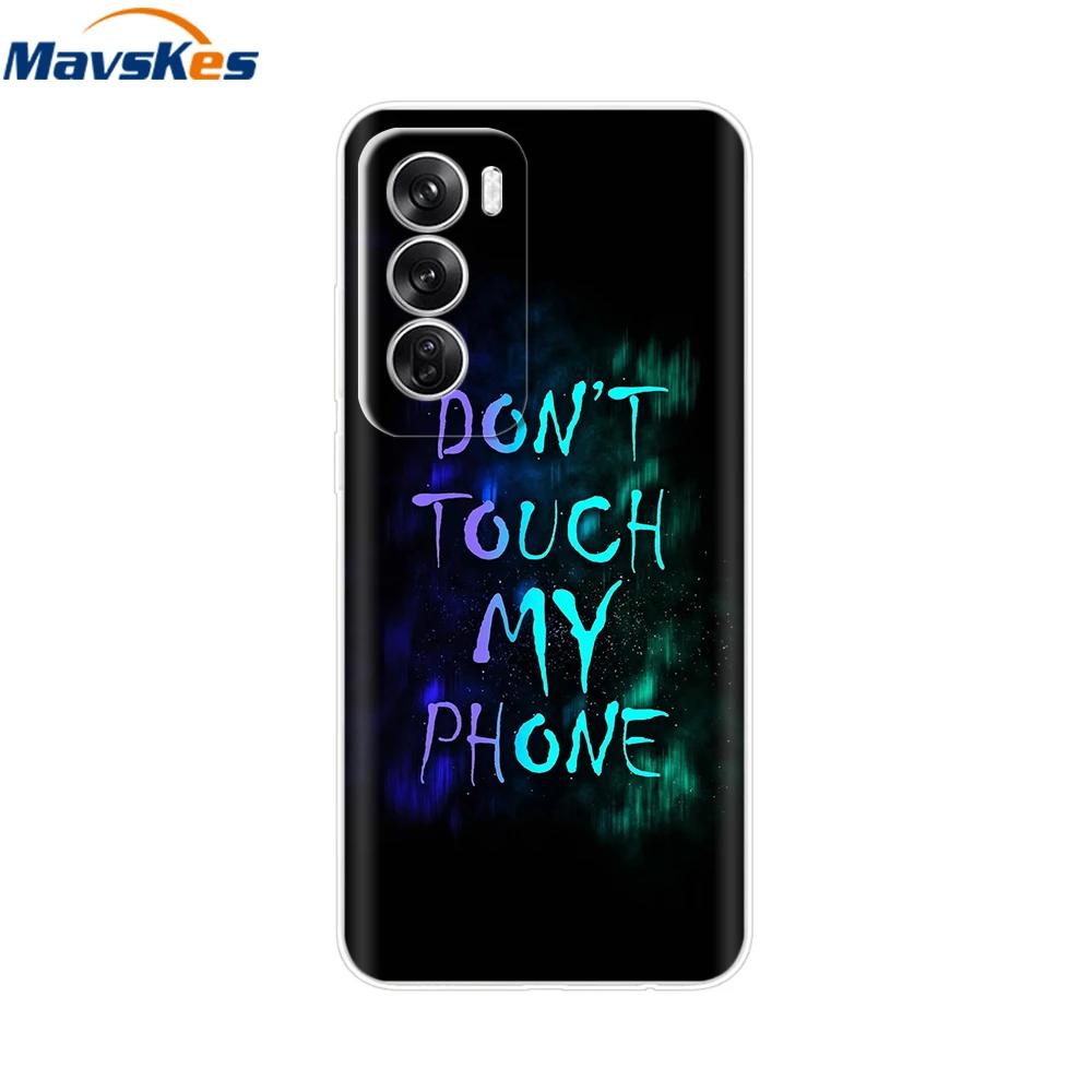 OPPO Reno 12 Pro 5G Case Fashion Flower Silicone Phone Case For OPPO Reno 12 Cover Reno12 Pro Bumper 2024 Soft Black TPU Fundas