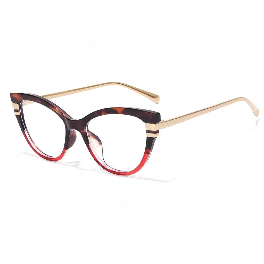 Chic Cat-Eye Women's Anti-Blue Light Fashion Eyeglasses for Daily Wear