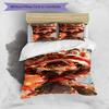 3pcs Genshin Impact characters7 pattern bedding set duvet cover set includes duvet cover &pillowcases, perfect all season bedroom decoration & gift