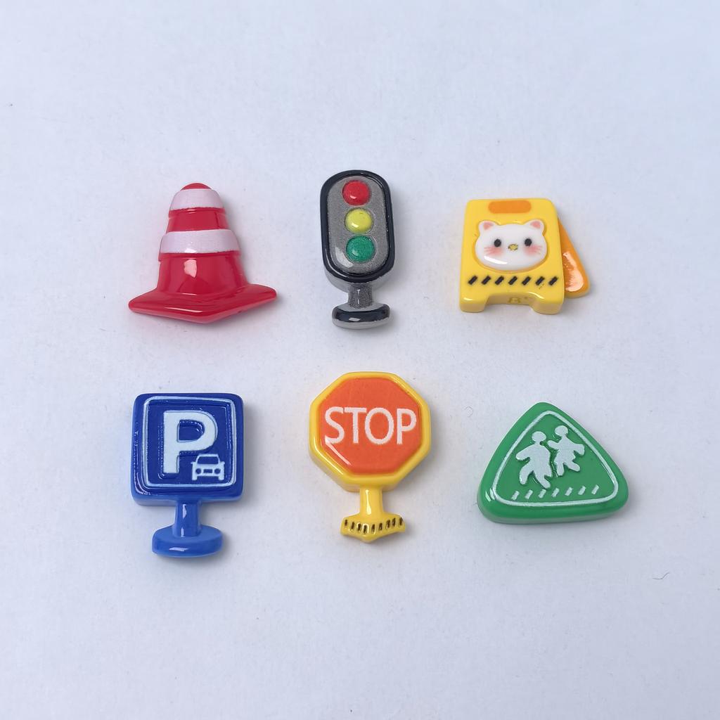 100pcs Mixed Traffic Car Truck Flatback Resin Decor Slime Charm Embellishments DIY Hair Clip Phone Case Ornament Scrapbook Craft