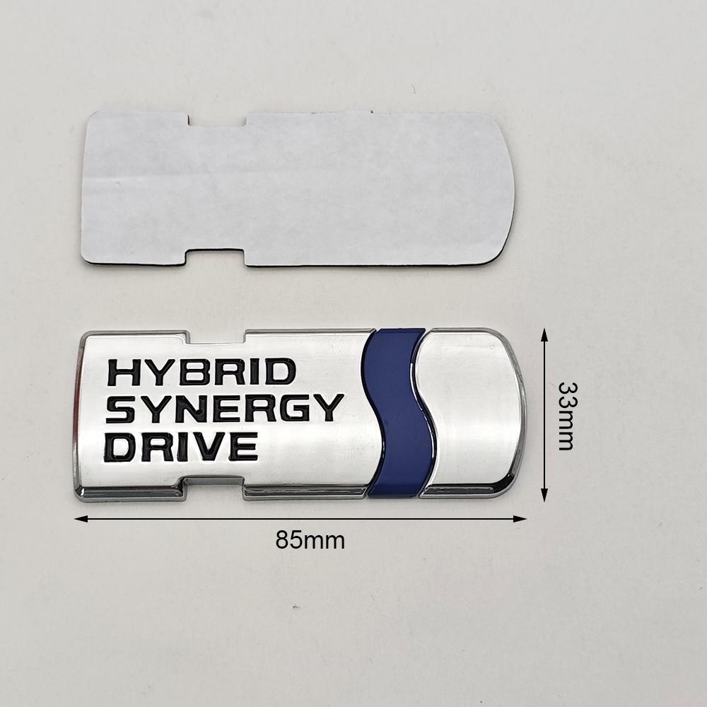 3D Metal Car Sticker HYBRID SYNERGY DRIVE V8 LIMITED AWD 4WD Logo Badge UJG6 Fender Trunk Emblem For Toyota RAV4 Camry RS Accessories