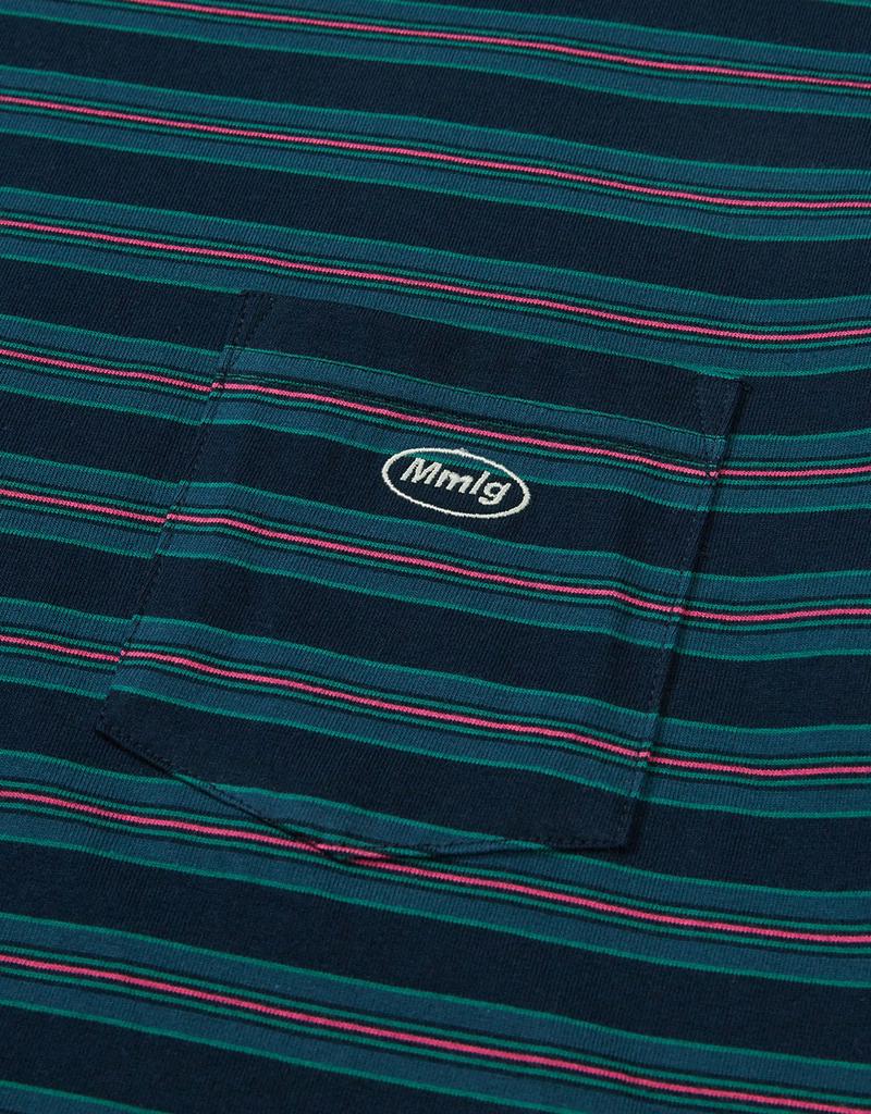 MMLG Mmlg Breton Stripe Lsv-T (Navy)