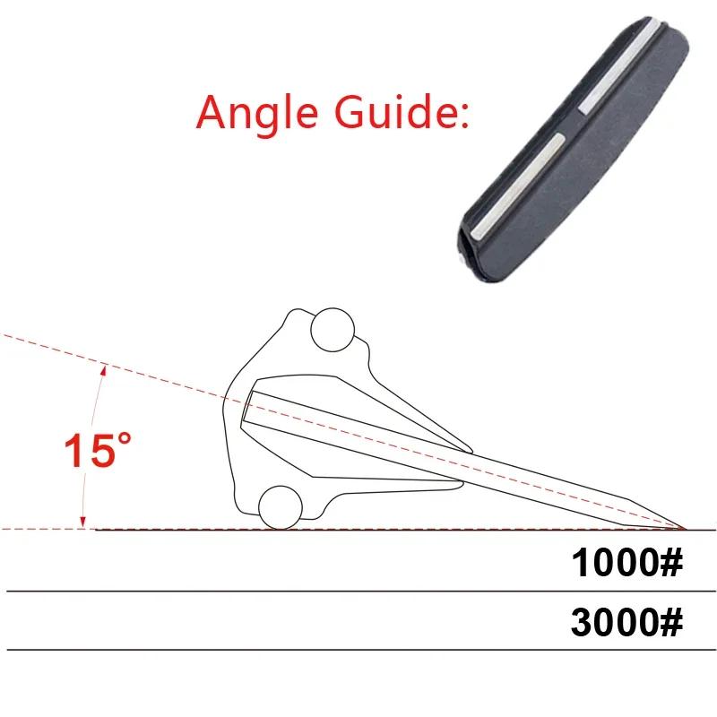 1000 3000 Grit Professional Knife Sharpener Whetstone Grinding Water Stone Knives Sharpening Stone Apex Egde Diamond Bars Set