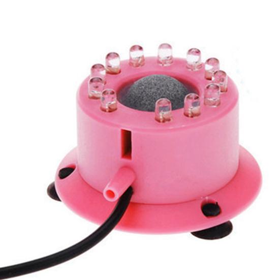 Светодиодная лампа-пузырь для аквариума, погружная, разноцветная, украшения для аквариума US Plug