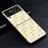 PUI PUI MOLCAR Cute Case for Samsung Galaxy Z Flip4 Flip3 5G PC Hard Cell Phone Shell Z Flip 4 3 Black Coque Zflip4 Zflip3 Cover