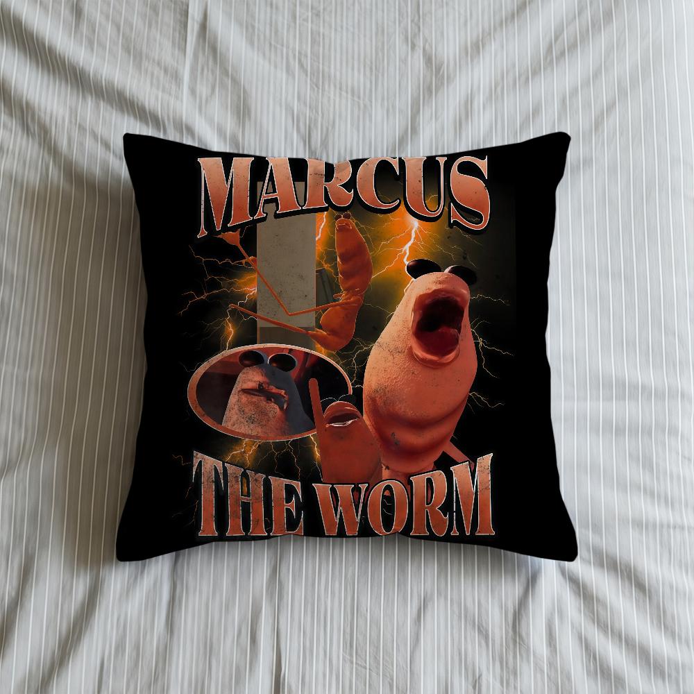 Cushion Cover Soft Case M-Marcus W-Worm For Sofa Living Room Home The Comfortable Office Decor Protective Pillow Covers