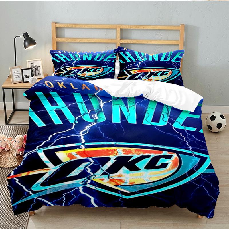 Oklahoma Sports Team 3pcs Bedding Set,Including 1pc Duvet Cover And 2pcs Pillowcases Perfect Gift for Christmas,Ideal for Bedroom, Dormitory