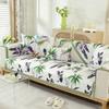 Chenille Printing Sofa Cover Fresh Leaves Sofa Cushion Light Luxury Living Room Sofa Protective Cover Non-Slip Backrest Towel