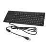 Akozon K 800 Keyboard with Touchpad, Wired, Ultra-Thin, Mini, Compact, with HUB Function, Thin USB Trackpad Combo