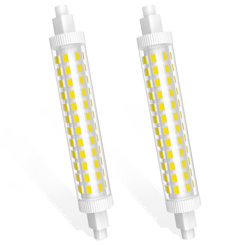 R7S LED Bulb 118mm 100W Equivalent,Dimmable T3 J Type Double Ended Floodlight Bulbs for Work,Security,Landscape Lights,Floor Lamps,120V 10W 1000 Lumen