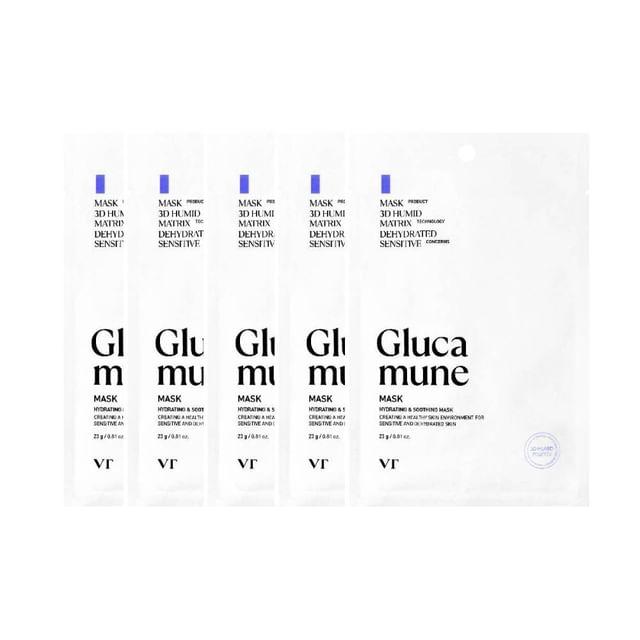 VT Набор масок Glucamune 23g x 5 sheets