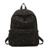 Schoolbag Casual Star Backpack for Women, Large Capacity, Japanese Fresh Schoolbag, New Simple Fashion Commuter Backpack