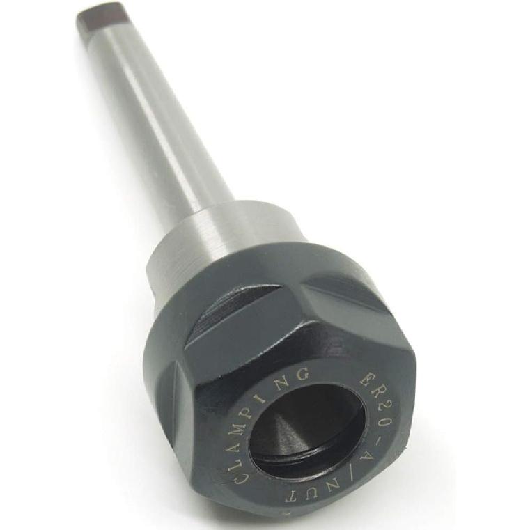 MT1 ER20 Morse Spindle Taper Flat tail shank collet chuck tool MTA1 ER20A For Milling Machine CNC Lathe