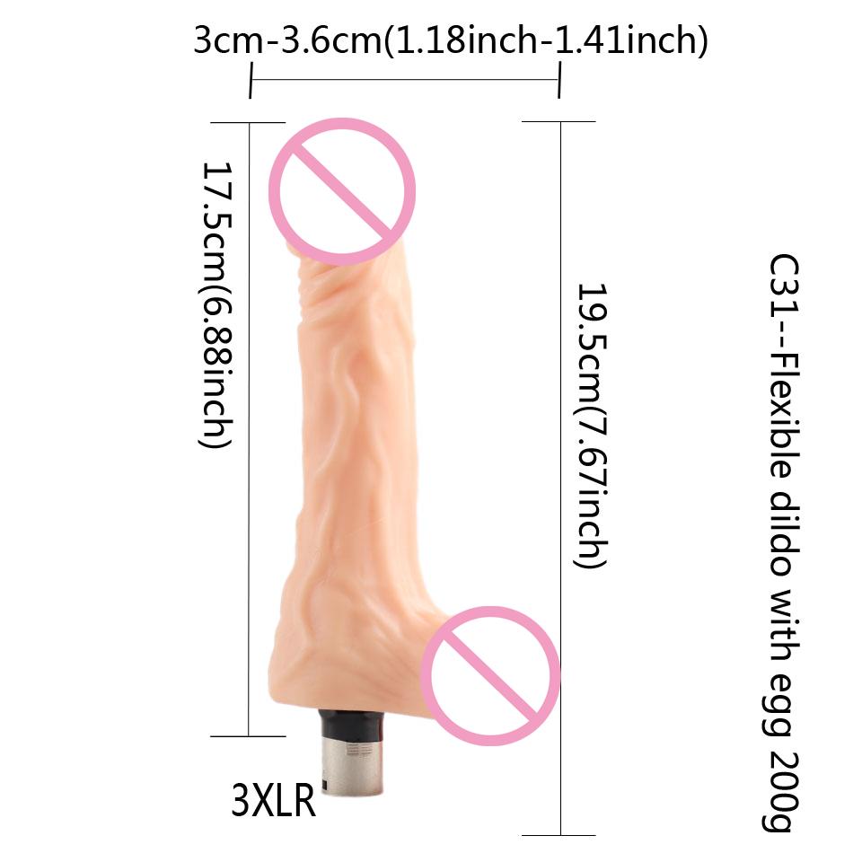 DTSUDU Sex Machine Accessory For Sex Machine, With 3XLR Connector, Toy Suction Cup, Adjustable Length Angle Accessory