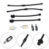 8 Unit Fuel and Oil Line Replacement Kit for 52CC 58CC Chainsaw Fit 4500 5200 5800 Models Engine Service and Component Swap