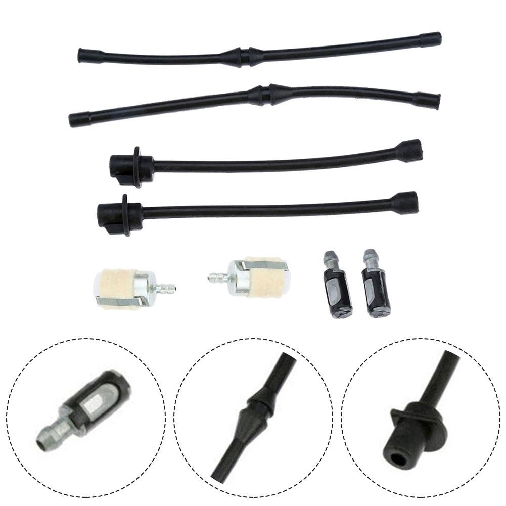8 Unit Fuel and Oil Line Replacement Kit for 52CC 58CC Chainsaw Fit 4500 5200 5800 Models Engine Service and Component Swap