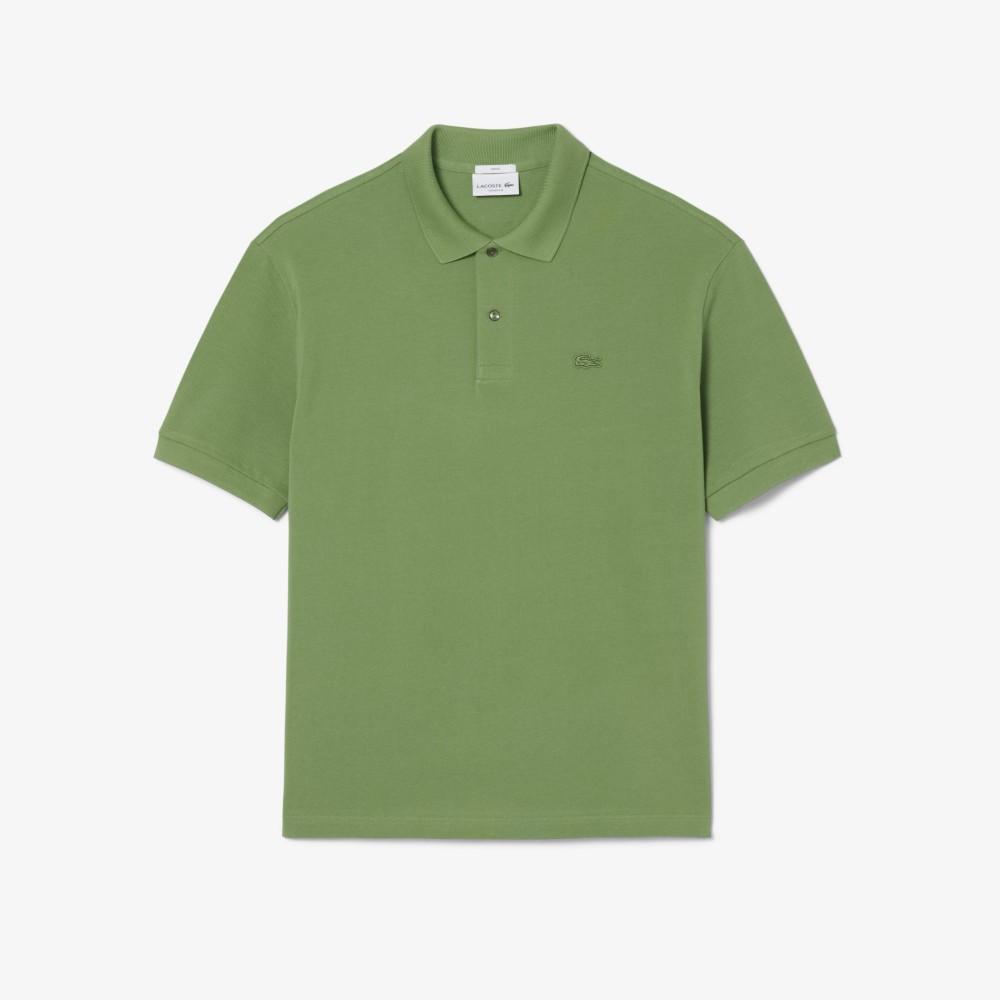 [lacoste] Men's Croc Signature Loose Fit Short Sleeve Polo Shirt PH7757-56G02M