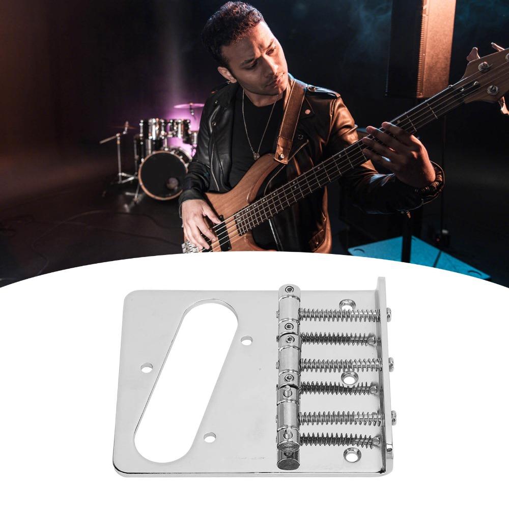 Metal Electric Guitar Bridge 3 Saddles Metal Saddle Bridge Guitar Tailpiece Electric Guitar