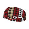 Set of Lumberjack Buffalo Plaid Print Sports Sweatband Head Bands for Women Men Non-Slip Headbands for Running Yoga Fitness Gym
