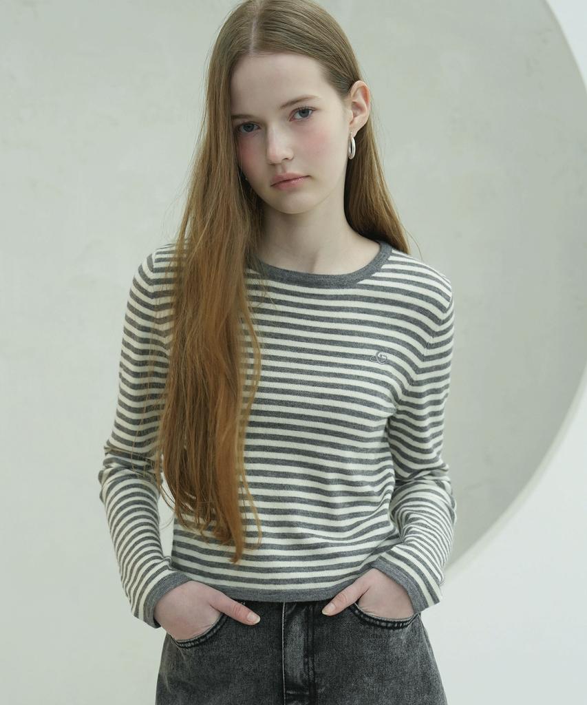 VIVACIOUS Stripe Round Knit - 3Col
