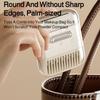 Rounded Corners Double Sided Comb Small Razor Bangs Trimming Tool Detachable Hair Clipper  Children