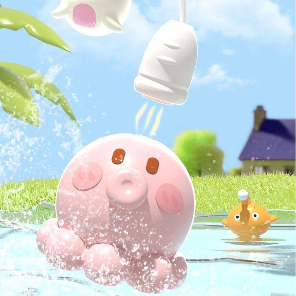 Octopus Bathroom Fishing Toy Pufferfish Fishing Water Toy Children's Fishing Toy Mischief Gift