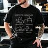 Summer Scientific Cat Tshirt Funny Science Cat Teacher Student Graphic Tee For Boys And Girls Casual Cool Clothing