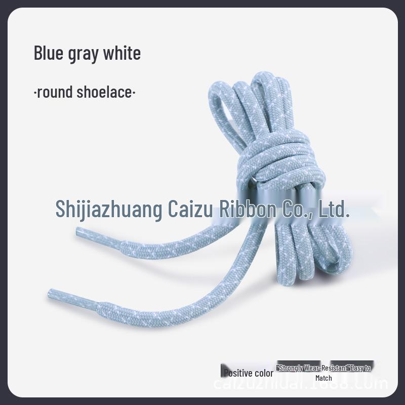 

Сверхтолстые шнурки для походных ботинок толщиной 0,5 мм с усиленным сердечником, черно-белые в диагональный горошек (Одна пара) 39 inch