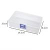 5Pcs Transparent Lockable Box Small Object Storage Box Fishing Gear Accessories Box Plastic Material