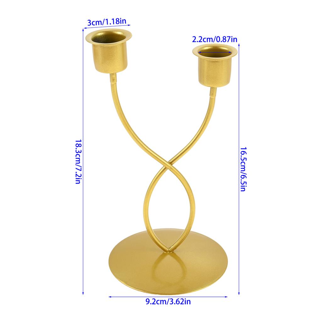 Candle Holder for Pillar Candles Stable Base Table Centerpiece Candlestick Holder for Mantel Fireplace Dining Desktop Home Decor