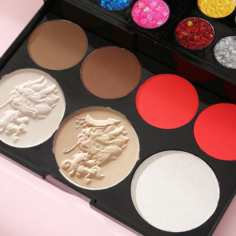 Beginner Eyeshadow & Makeup Tools Set - Authentic Nude & Stage Light Palette