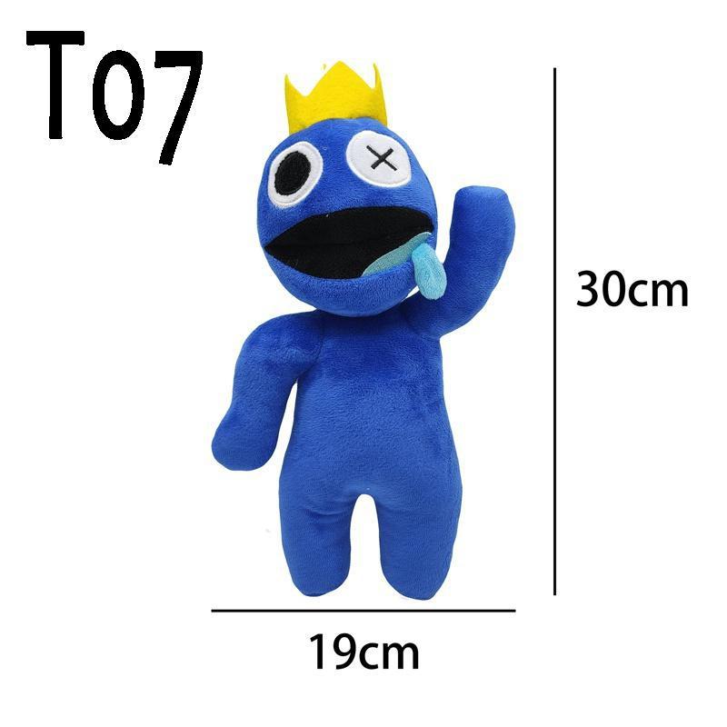 Rainbow Friends Roblox Peluche Cartoon Game Character Doll Kawaii Blue Monster Morbido Peluche per Bambini Regali di Natale